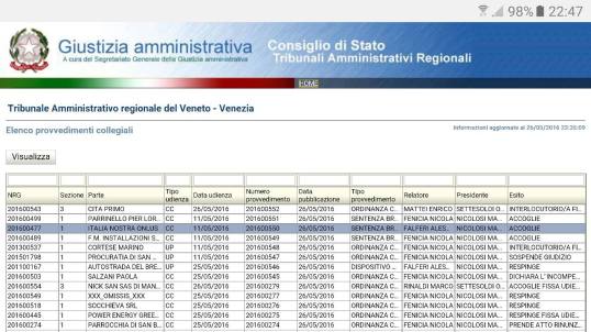 TAR 26maggio