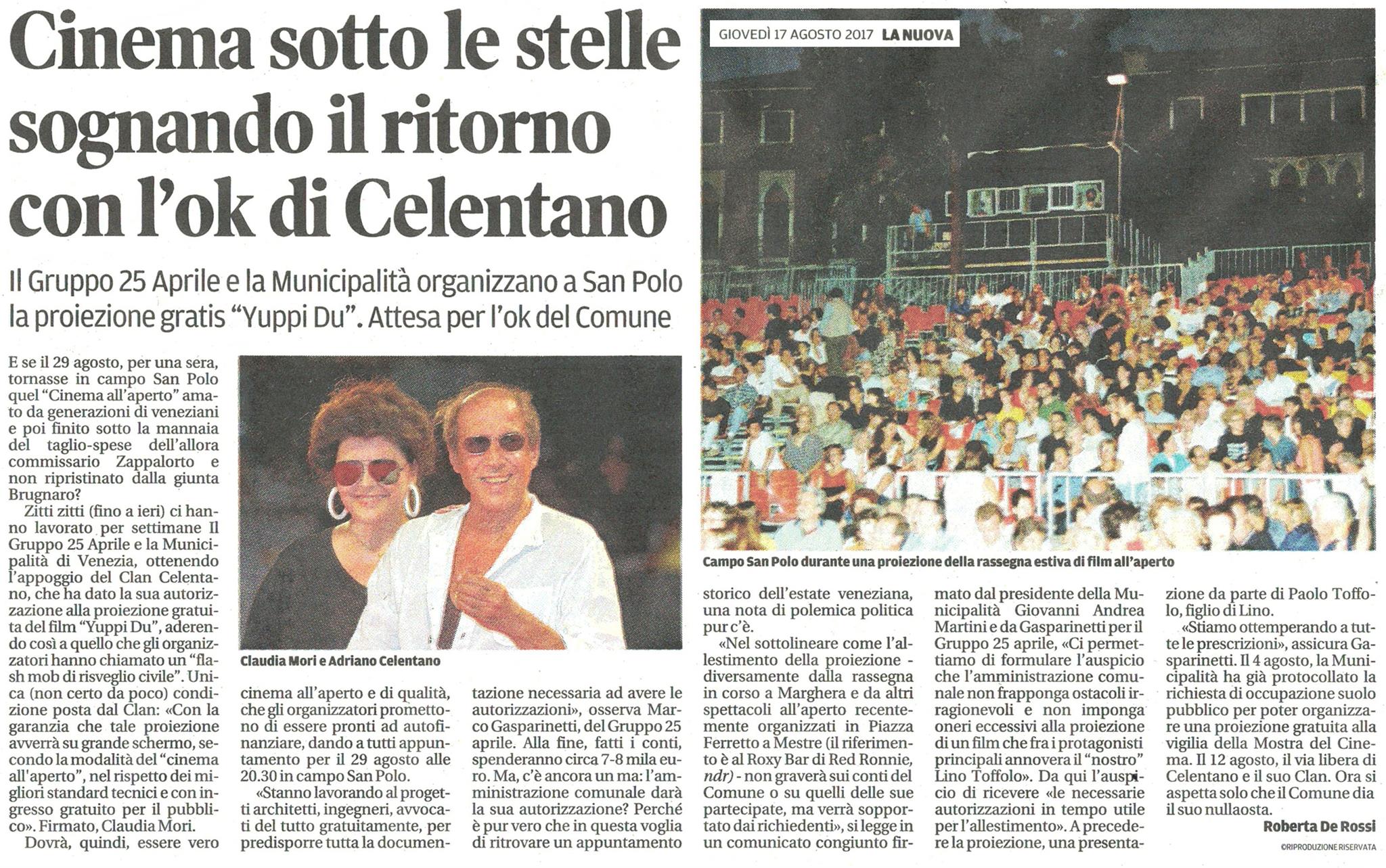 17 agosto 17 Nuova Venezia
