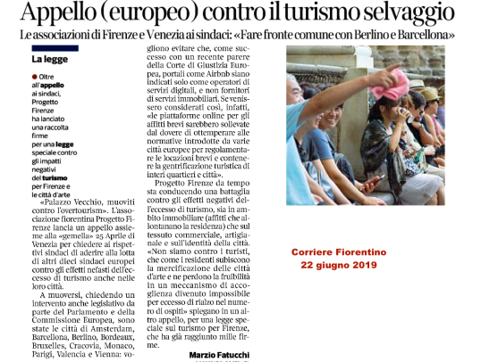 22 junio Corriere fiorentino