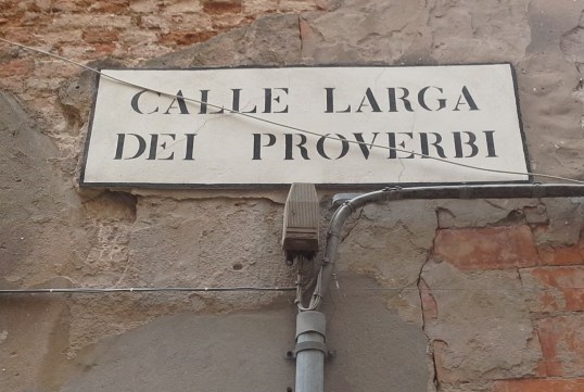 Calle Larga dei proverbi