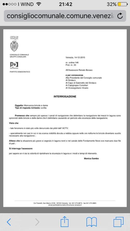 Interrogazione MonicaSambo