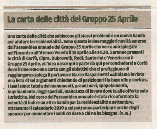 4 aprile Nuova Venezia