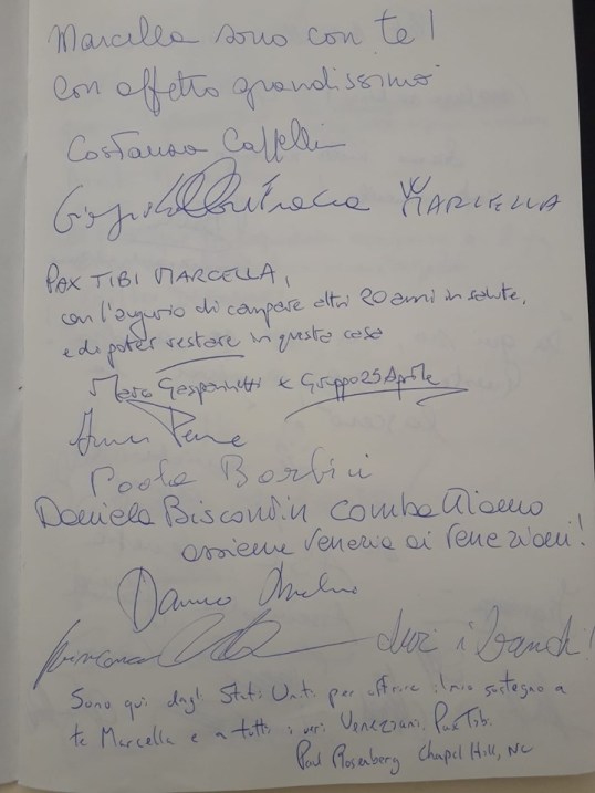 Libro Firme prima pagina